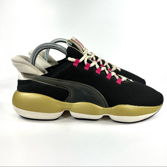 Puma Hybrid Mode XT Running Shoes 19274701 Black/Gold/White Women’s Size 7 - Picture 4 of 10